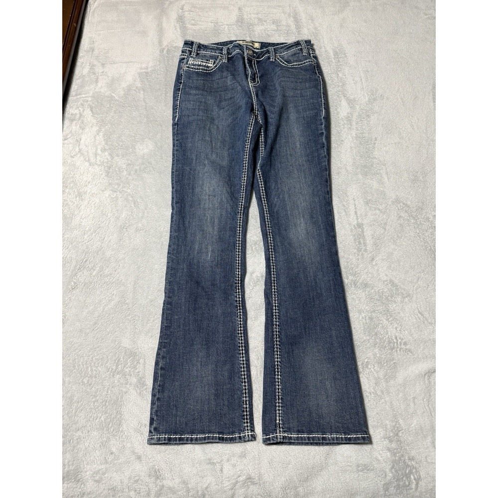 Rock And Roll‎ Denim Women's 30x32.5 Mid Rise Riding Bootcut Jeans